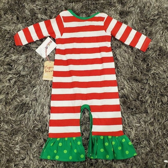 NWT Adorable! Girl's Christmas Outfit size 12M - Picture 7 of 8